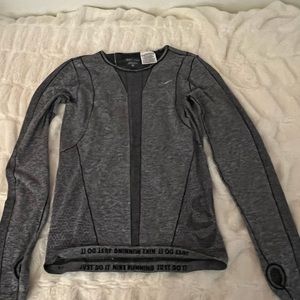 Nike, grey, long sleeve, dry fit